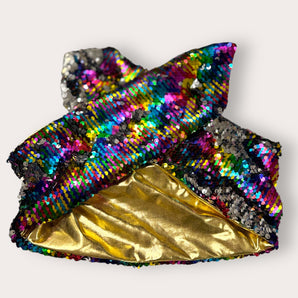 Sequin Wired Multicoloured Hair Wrap