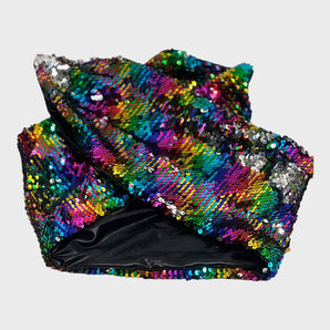 Sequin Wired Multicoloured Hair Wrap