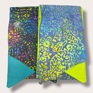 Batik Two Bundle Fabric Hair Wraps