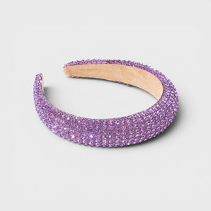Purple Diamanté Crystal Headband
