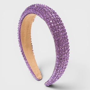 Purple Diamanté Crystal Headband