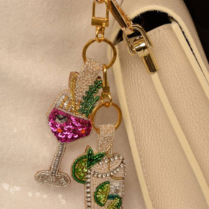 PINK FIZZ KEYRING/BAG CHARM