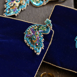 PEACOCK BROOCH
