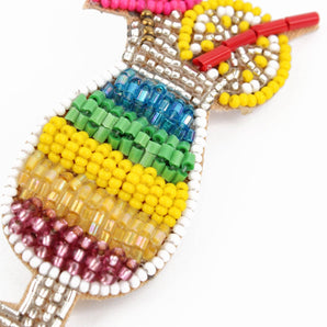 RAINBOW COCKTAIL BROOCH