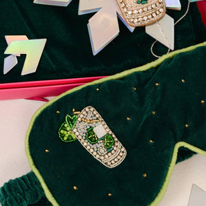 SPARKLY MOJITO SLEEP EYE MASK