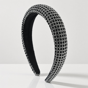 Zwarte Diamant Kristallen Hoofdband