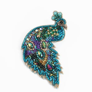 PEACOCK BROOCH