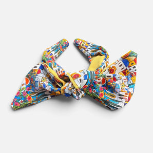 Mediterranean Village Slide-On Bow Headband