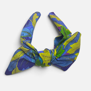 Electric Botanical Slide-On Bow Headband