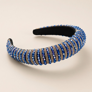 Haarband met kristallen diamanten