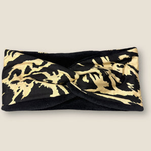 Fleece Lined Stretchy Animal Print Headband