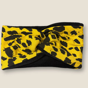 Fleece Lined Stretchy Animal Print Headband