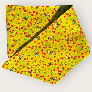 Buzzy Bee Fabric Hair Wrap