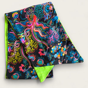 Ocean Deep Liberty Silk Hair Wrap