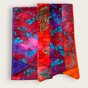 Batik Tweedelige Stoffen Haarwraps