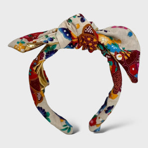Bethany Fabric Bow Headband