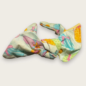 Beachy Fabric Bow Hairband