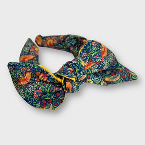 Matilda William Morris Fabric Bow Headband