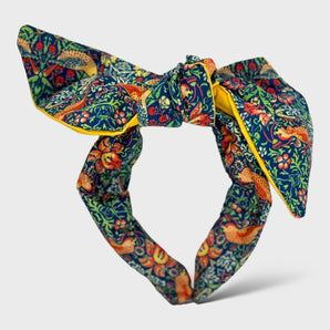 Matilda William Morris Fabric Bow Headband