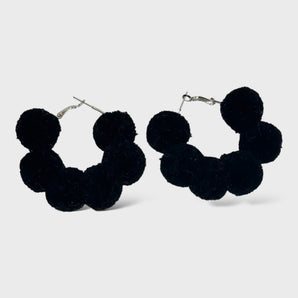 Small Pom-Pom Earrings