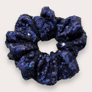 Royal Blue Sequin Scrunchie