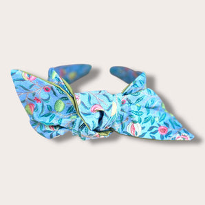 William Morris Fabric Bow Headband