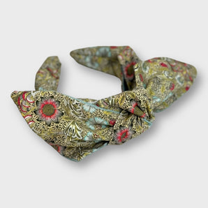 Phoebe William Morris Fabric Bow Headband