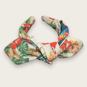 Tropicana Fabric Bow Hairband