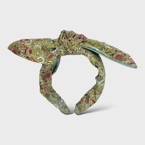 Phoebe William Morris Fabric Bow Headband