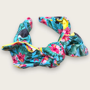 Tropicana Fabric Bow Hairband