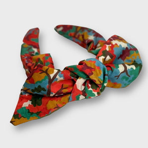 Autumn liberty Cotton Fabric Bow Headband