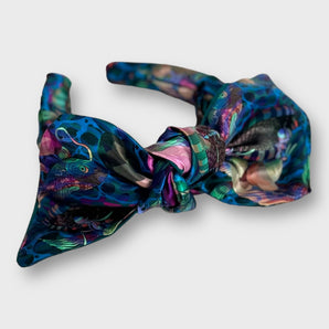 Wild World Liberty Silk Bow Headband