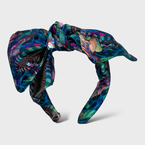 Wild World Liberty Silk Bow Headband