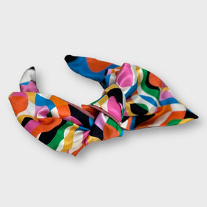 Geo Liberty Silk Bow Headband
