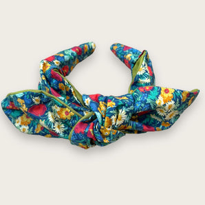 Spring Liberty Cotton Fabric Bow Headband