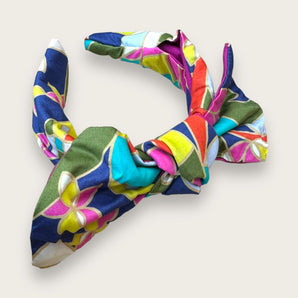 Stainless Liberty Cotton Fabric Bow Headband