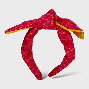 Lantana Fabric Bow Headband