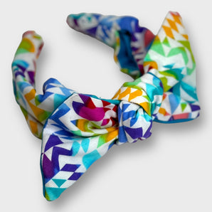 India Fabric Bow Headband