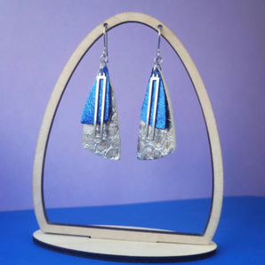 Silver Moth Earrings by 'Tula and the whale'