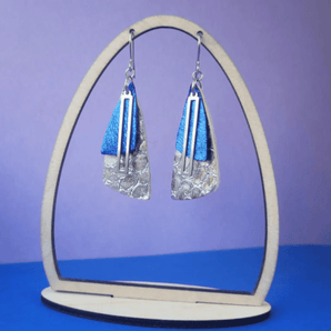 Silver Moth Earrings by 'Tula and the whale'