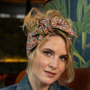 Betsy Liberty Cotton Hair Wrap
