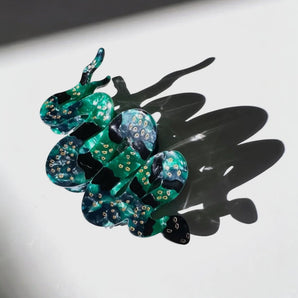 Handmade Snake Hair Claw