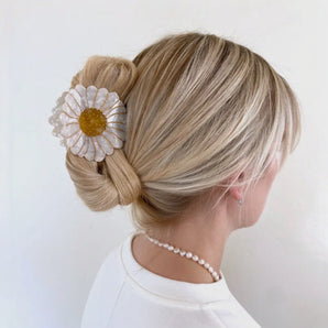 Handmade Daisy Hair Claw