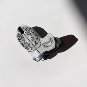 Handmade Cowboy Boot Hair Claw