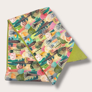 Forest Fabric Hair Wrap