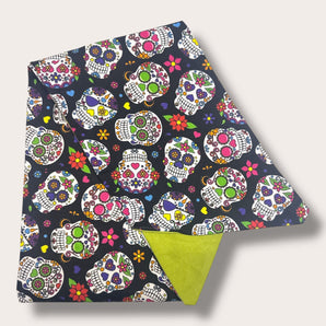 Candy Skull Fabric Hair Wrap