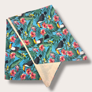 Toucan Fabric Hair Wrap