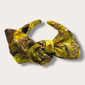 Autumn Berries Fabric Bow Headband
