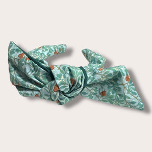William Morris Fabric Bow Headband
