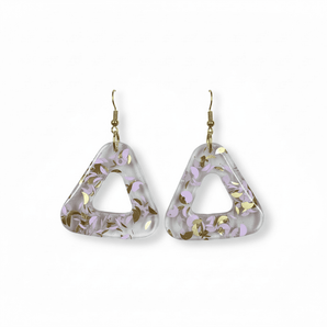 Eco Conscious Sequin Resin Earrings